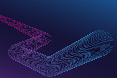 abstract geometric background with dynamic circle vector image