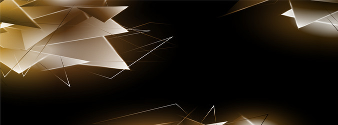 abstract background with glowing triangles vector image