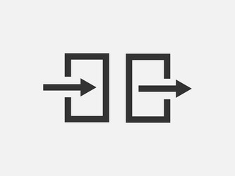 close icon sign cancel symbol web design error vector image