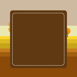 dashed line blank square in color thin and thick vector image
