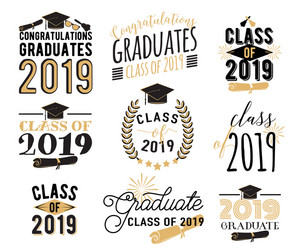 Graduation Lettering Vector Images (over 12,000)