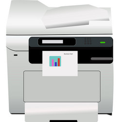 Multi-function printer on working vector