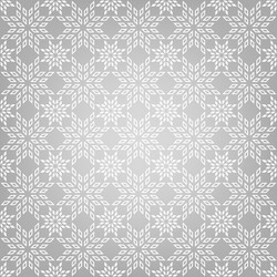abstract pattern with snowflakes vector image