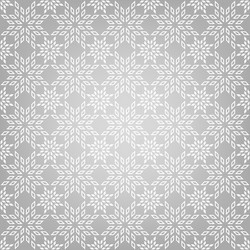 Abstract pattern with snowflakes vector