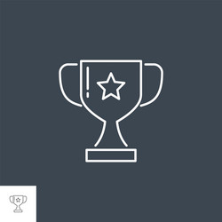 award related line icon vector