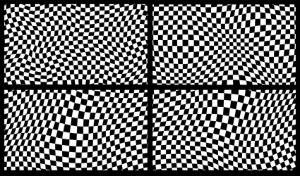 Retro Checkered Pattern - Psychedelic Vibes vector image