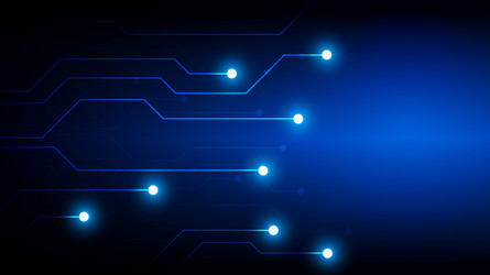 circuit technology background with hi-tech digital vector image