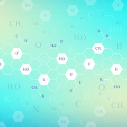 Molecular Structure Pattern vector image