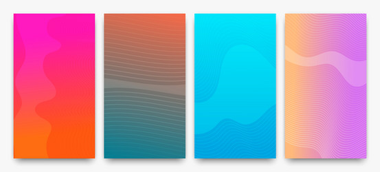 modern colorful gradient background with wave vector image
