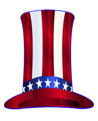 Uncle sams 2020 tall hat Royalty Free Vector Image