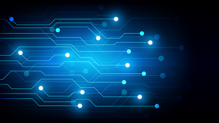 circuit technology background with hi-tech digital vector image