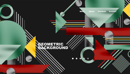 geometric background showcasing sharp lines vector image
