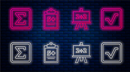 set line mathematics function sine calculator vector image