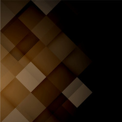 Abstract mosaic brown background vector