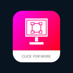 crop graphics design program application mobile vector image