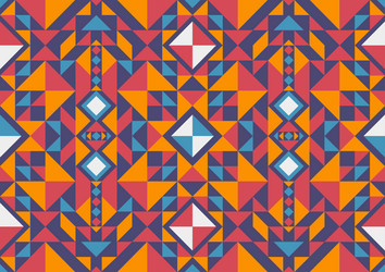 abstract seamless pattern geometric triangles vector image