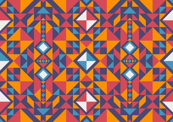 Abstract seamless pattern geometric triangles vector