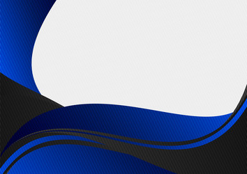 black and bluecolor wave abstract background vector image