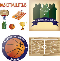a set of labels and backgrounds with different bas vector image