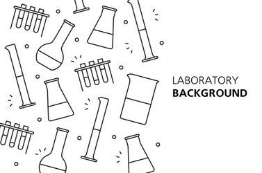Laboratory background Royalty Free Vector Image