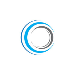C letter template Royalty Free Vector Image - VectorStock