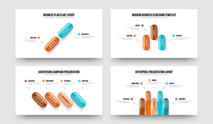 visual solution 2 3 4 5 option diagram frame vector image