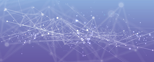 artificial intelligence technology web background vector image