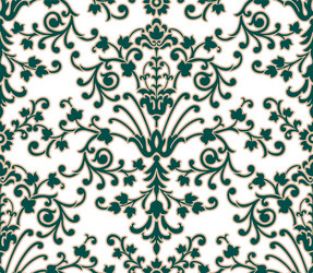 damask seamless pattern element classical vector image