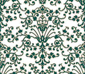 Damask seamless pattern element classical vector