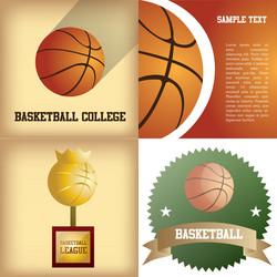 a set of labels and backgrounds with different bas vector image