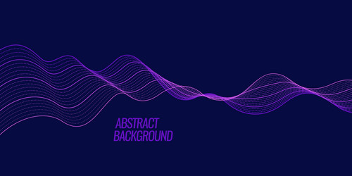 Abstract background with a colored dynamic vector