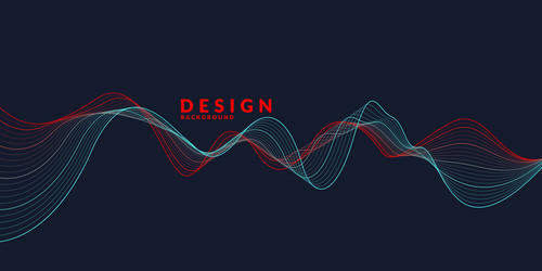 abstract background with a colored dynamic vector image