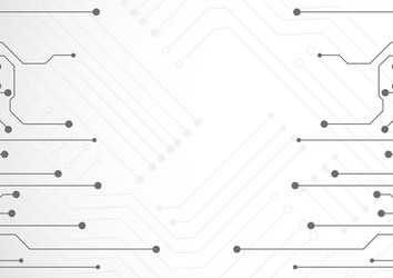 circuit technology background with hi-tech digital vector image