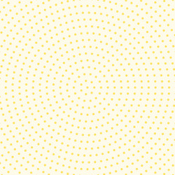 Dots circle pattern background in soft yellow vector