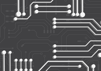 circuit technology background with hi-tech digital vector image