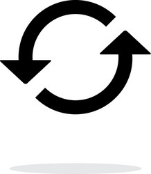 Reload Icon - Circular Refresh vector image