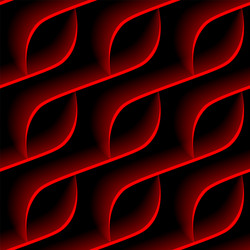 seamless wavy pattern with glow effect abstract vector image