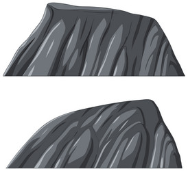 two-dimensional gray shapes with textured pattern vector image