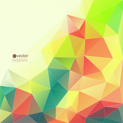 abstract background with triangles and polygon vector image