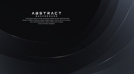 Abstract dynamic black and gray gradient curve vector