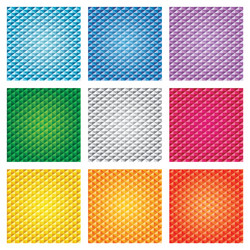 Triangle pattern set vector