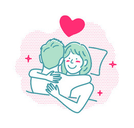 Cartoon Couple Night Love Vector Images (over 1,400) Cartoon Couple Night Love Vector Images (over 1,400)