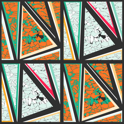 geometric abstract color pattern in graffiti vector