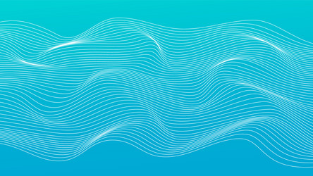 abstract background with dynamic flowing lines vector image
