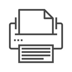 Molbert line icon sign Royalty Free Vector Image