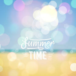 summer tropical beach background vector