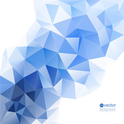 abstract background with triangles and polygon vector image