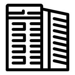 data center server room hosting showing cloud vector image