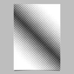 retro abstract halftone diagonal square vector image