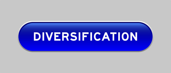 blue color capsule shape button with word vector image